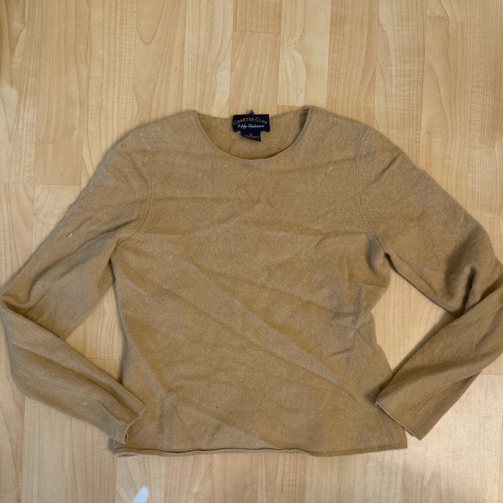 Charter club 2-ply cashmere sweater